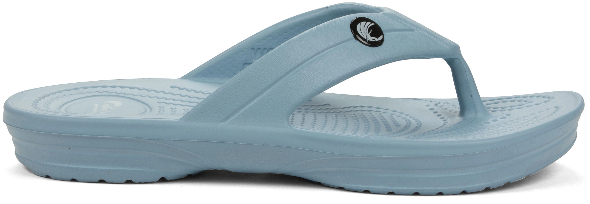 Women's Island Surf Fom Ease Thong shown in Celestial Blue (Blue)