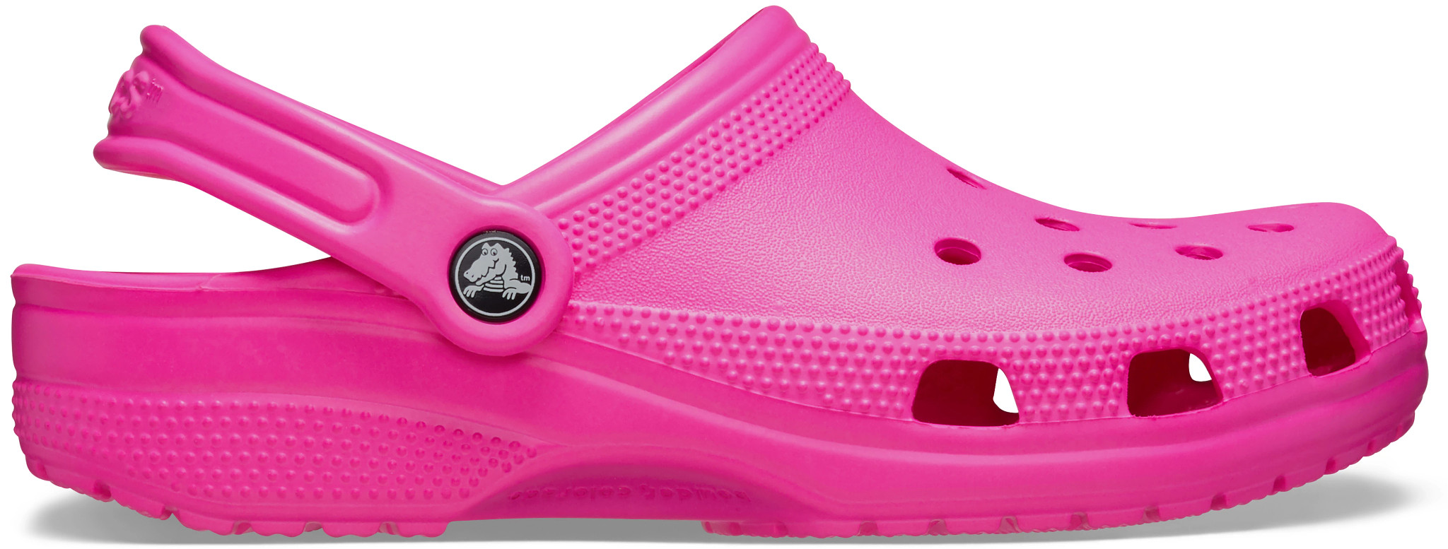 Women's Crocs Classic Clog shown in Crush (Pink)