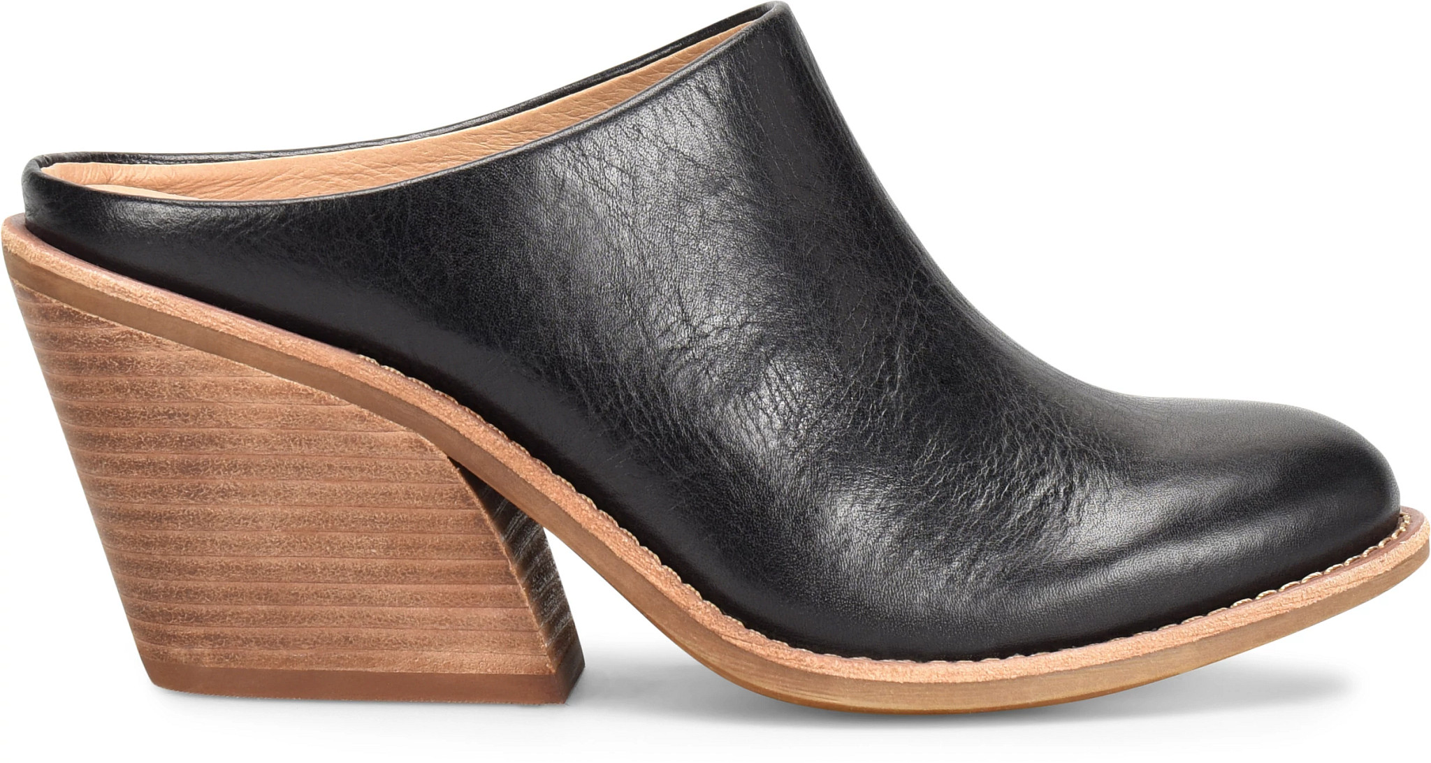 sofft leather clogs
