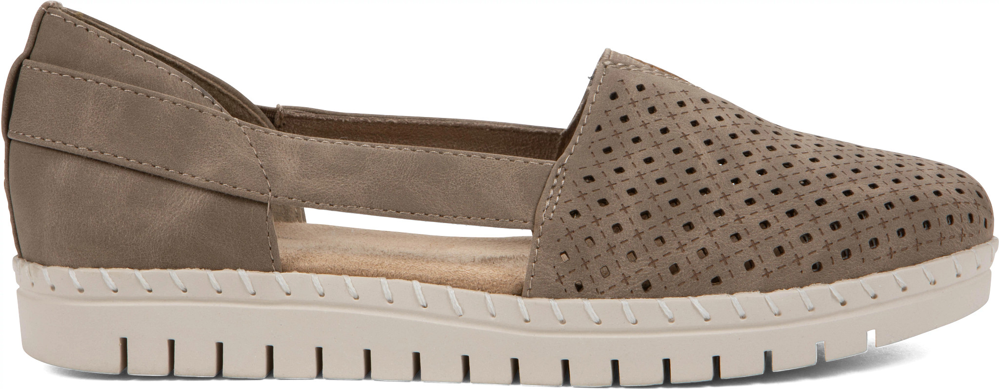 Women's Easy Street Fedra shown in Natural (Tan)