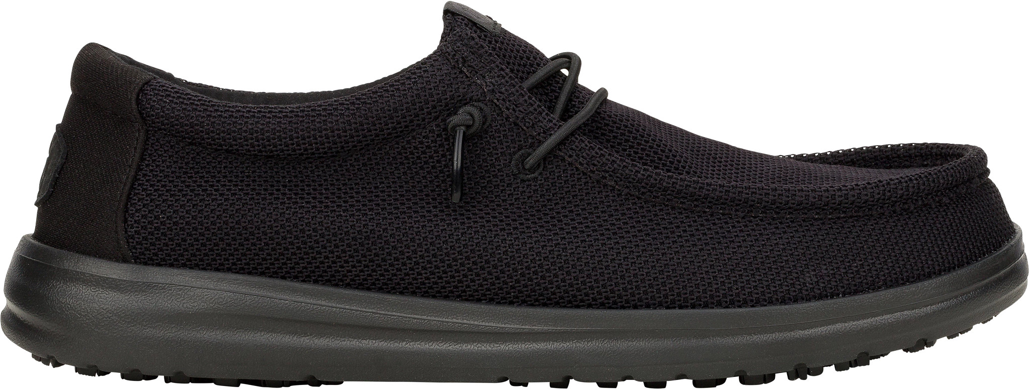 Men's Hey Dude Wally Work shown in Black (Black)