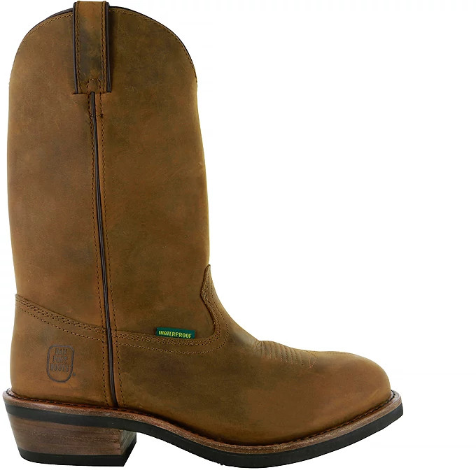 Men's Dan Post 12 Inch Steel Toe Waterproof Albuquerque shown in Brown (Brown)