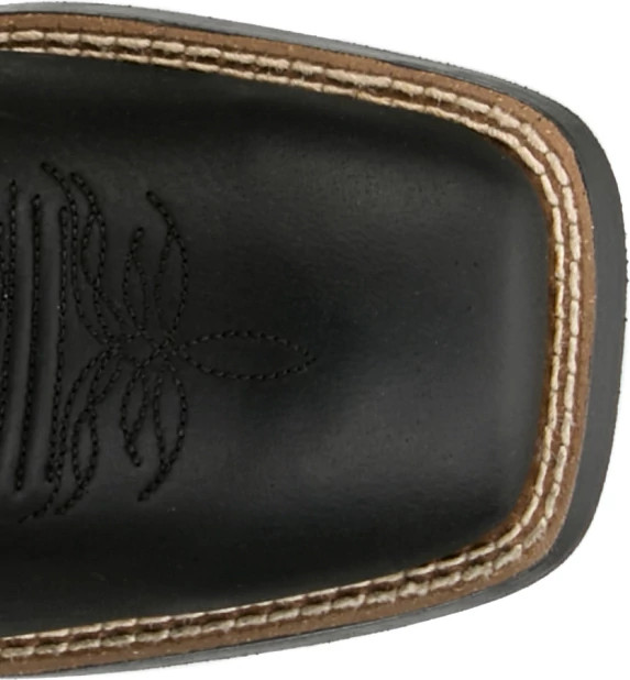 Women's Justin Boots Della shown on model 