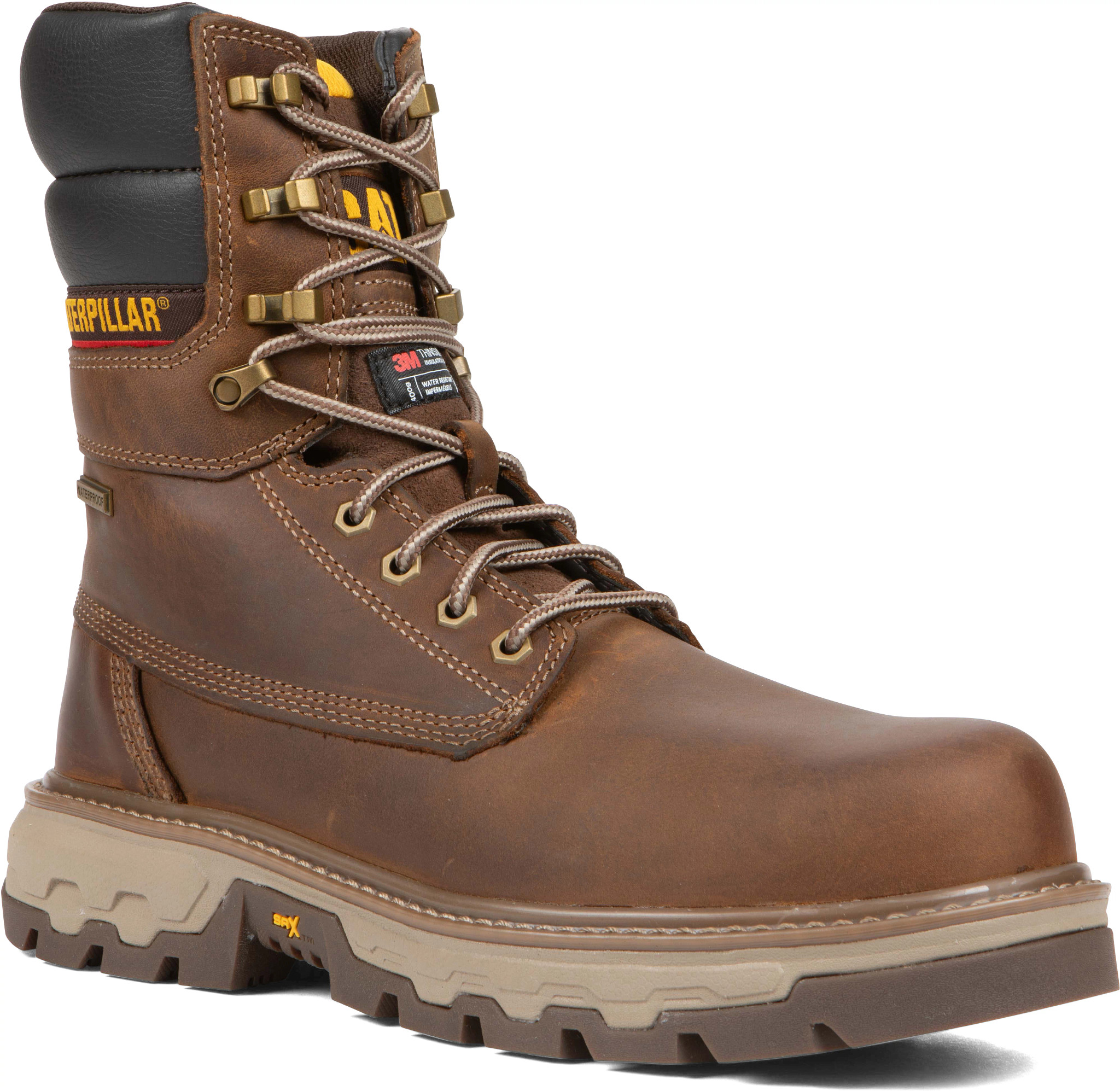 Men s Caterpillar 8 Inch Waterproof 400g Composite Toe Colorado Super Shoes