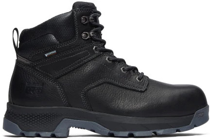 Men's Timberland Pro 6 Inch Waterproof Composite Toe Titan Ev shown in Black (Black)