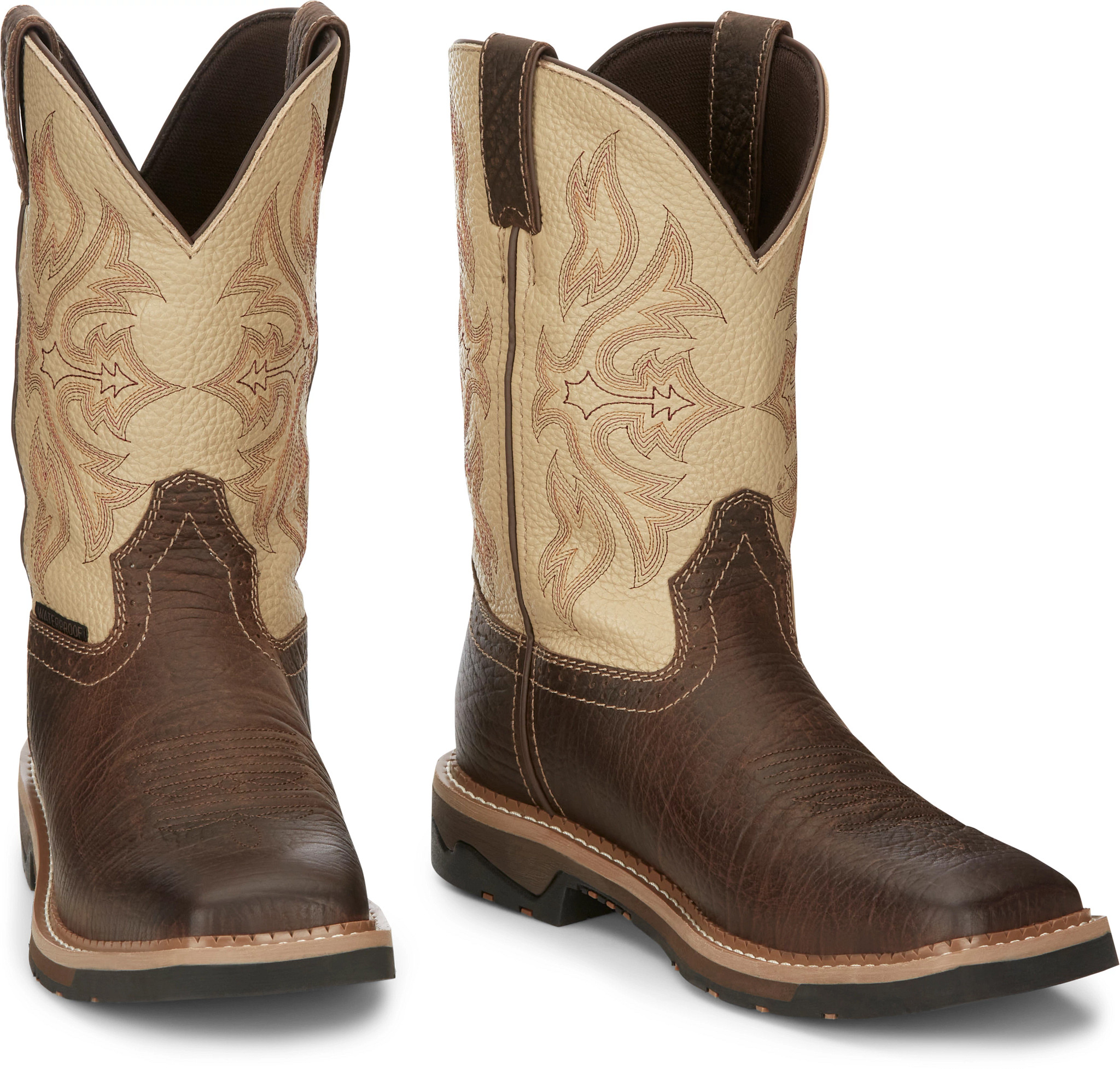 Justin boots cheap waterproof