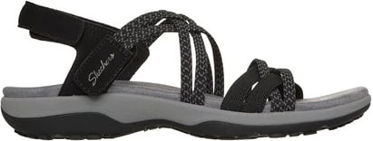 Women's Skechers Reggae Slim shown in Black (Black)