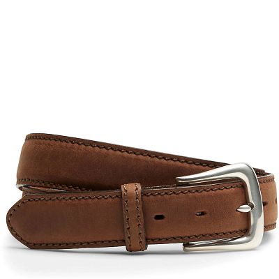Deer Design Handmade Mens Leather Belt Western Work Casual Belt 1.5 Wide  Color Cocoa Brown (30) at  Men's Clothing store