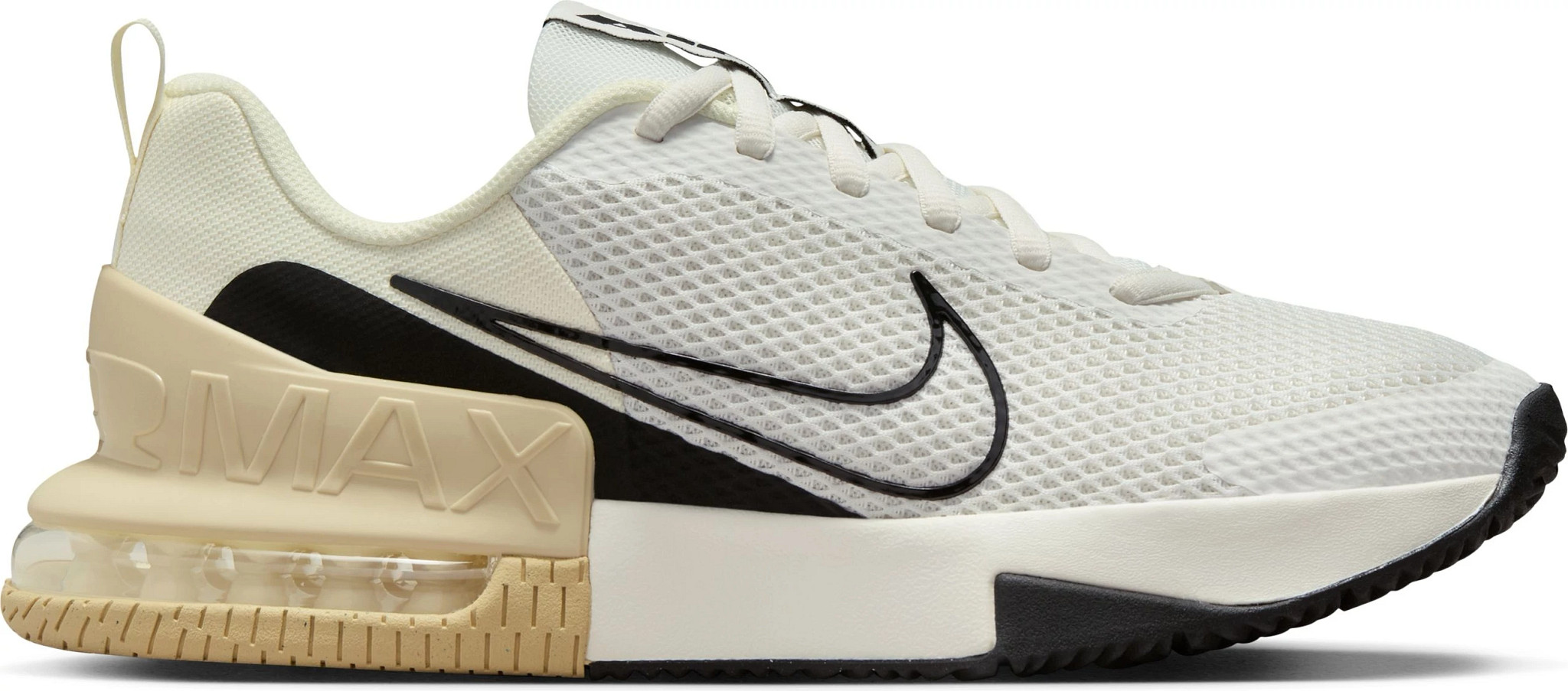 Men's Nike Air Max Alpha 6 Trainer shown in Off White/Black (Off White)