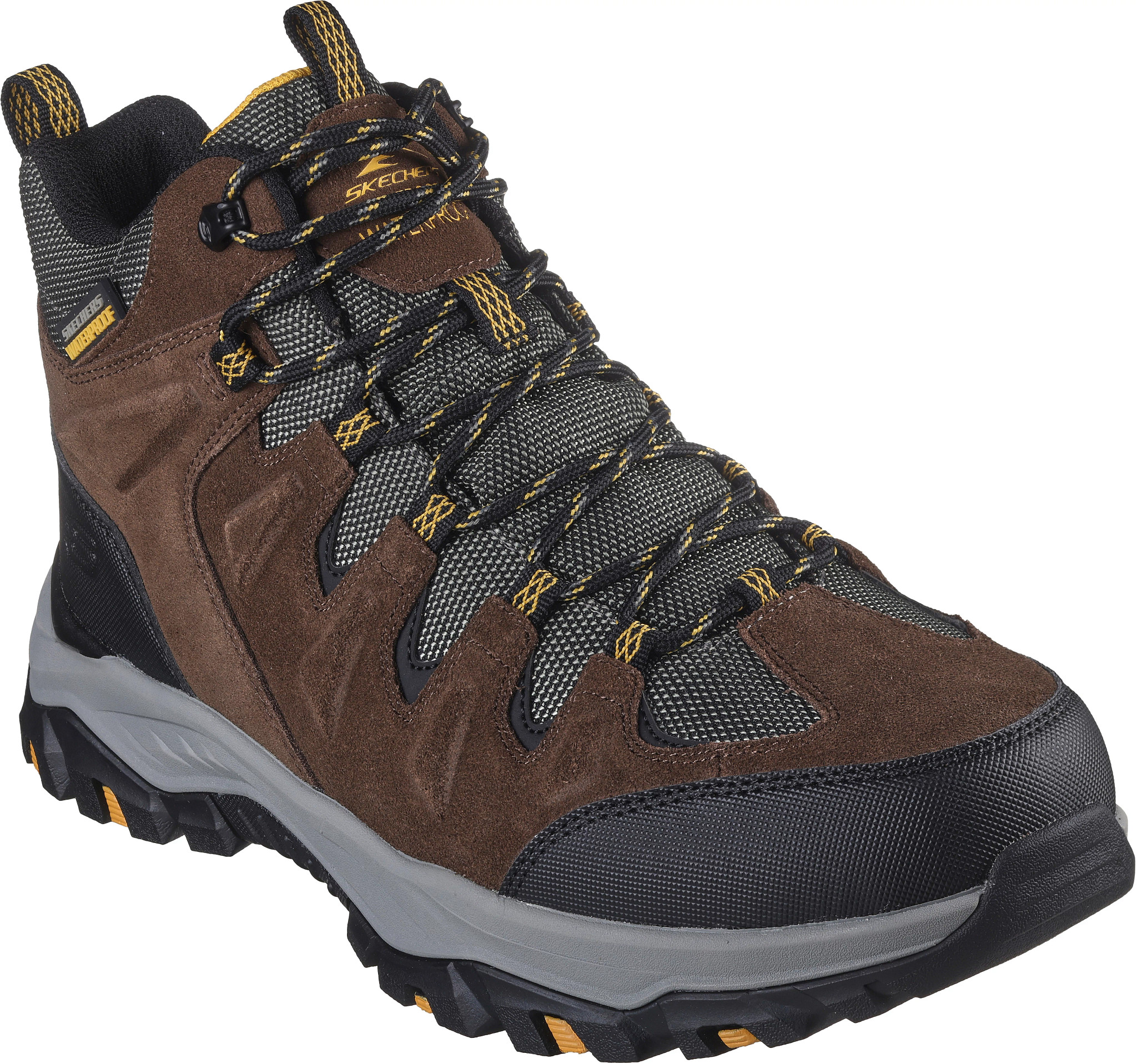 Men s Skechers Rickter Branson Waterproof Mid Hiker Super Shoes