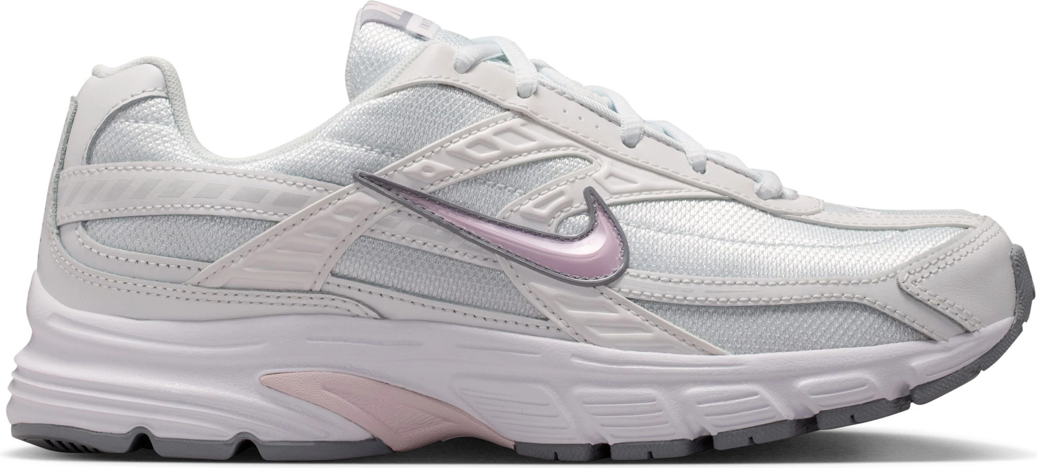Women's Nike Initiator Runner shown in White/Lilac Multi (White)