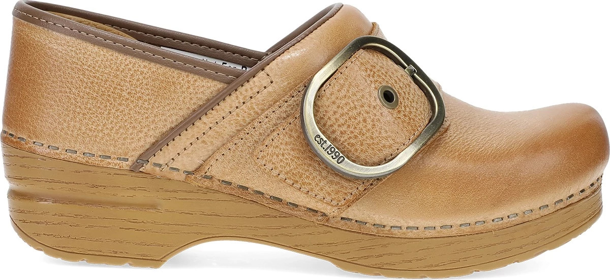 Women's Dansko Pearson Slip On Honey Distressed shown in Honey Distressed (Tan)