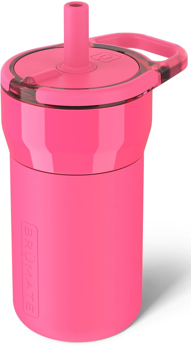 Brumate Leap 12oz Straw Tumbler shown in Neon Pink (Pink)