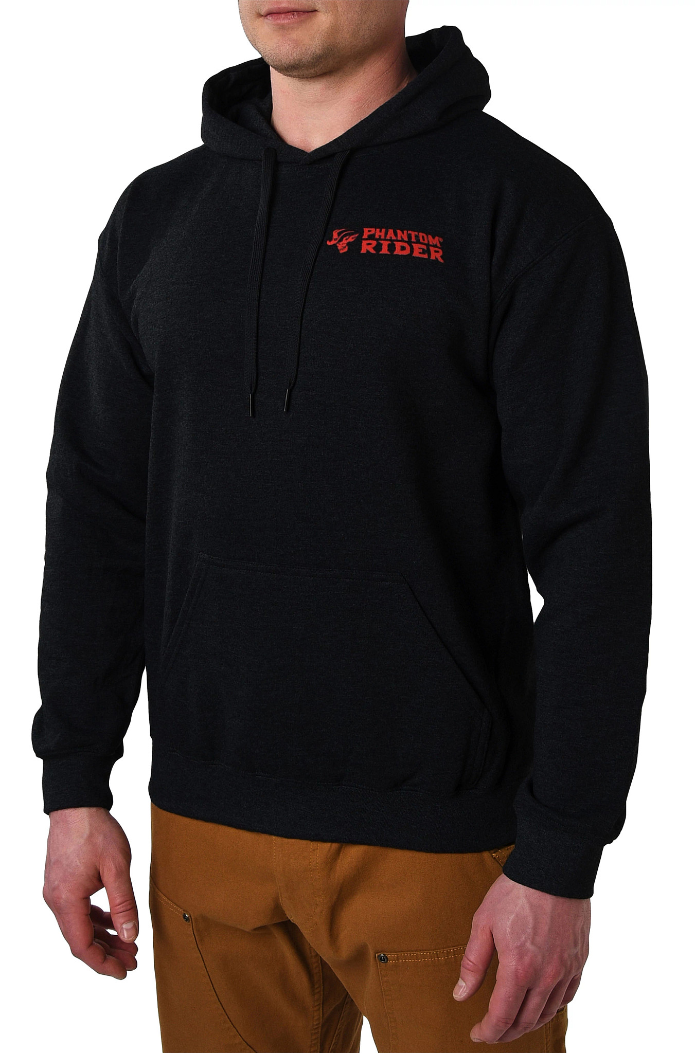 Phantom Rider Snakejaw Hoodie shown in Black (Black)