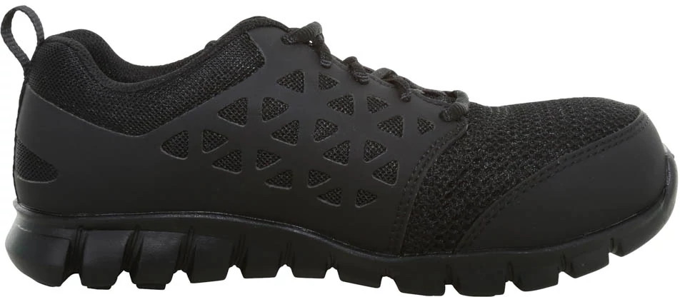 Women's Reebok Work Composite Toe Slip Resistant Sd Sublite shown in Black (Black)