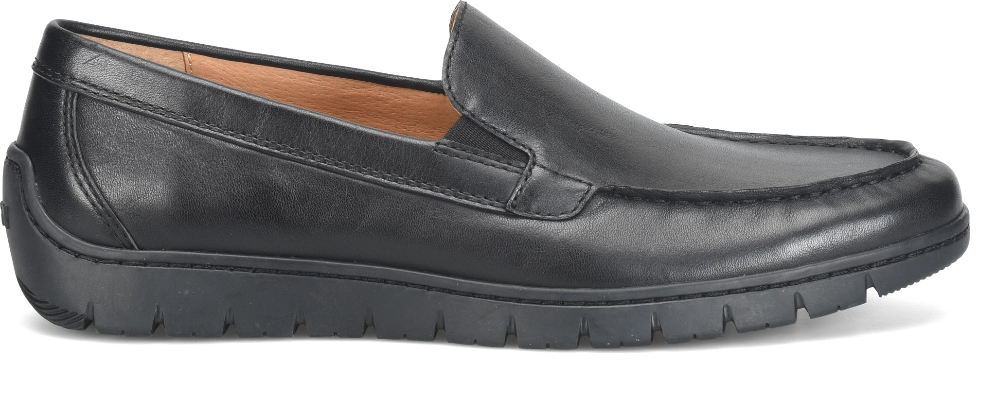 Marcel Driving Moc Toe Loafers se muestra en la Black (Negro)