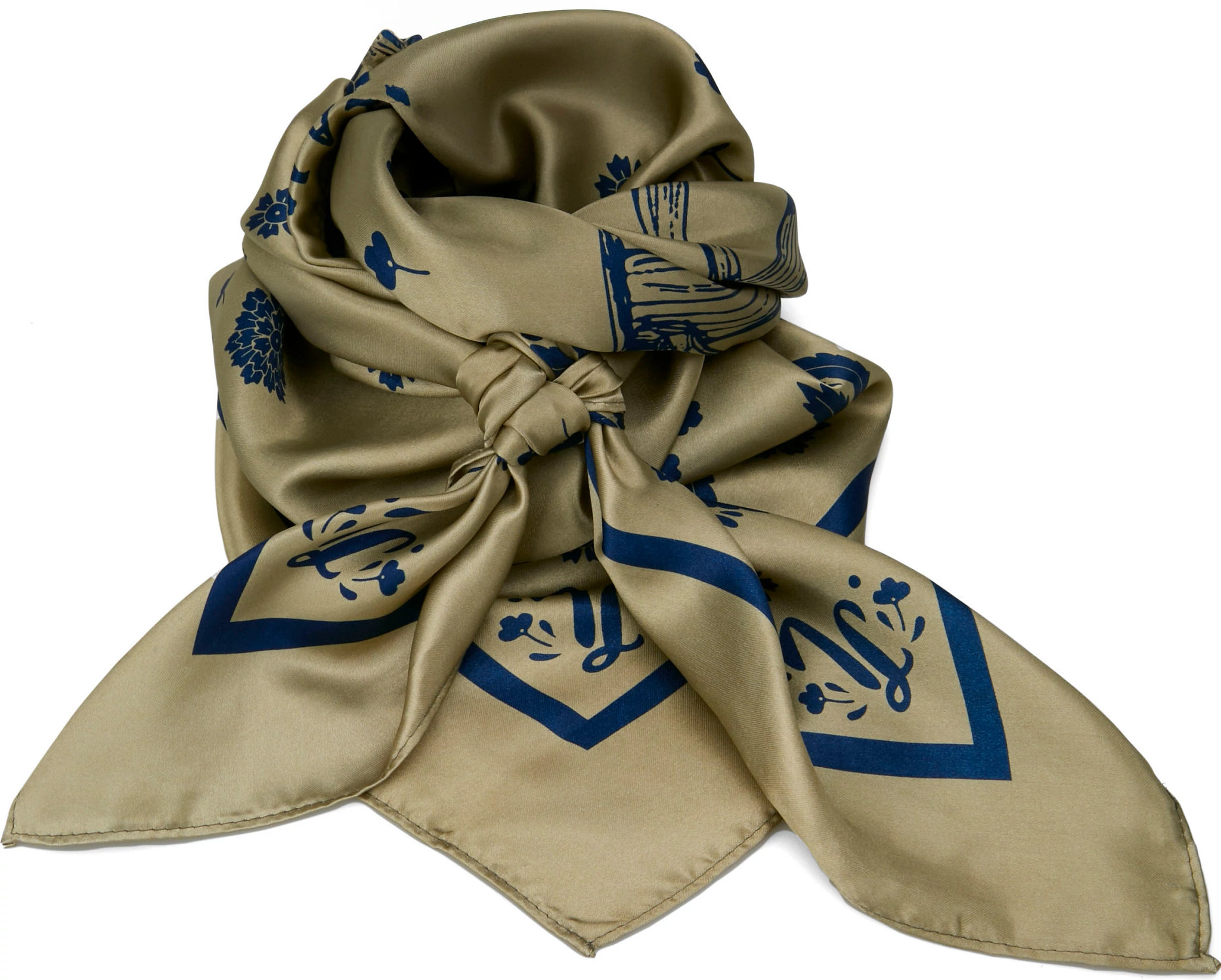 Tony Lama Wild Rag shown in Tan (Tan)