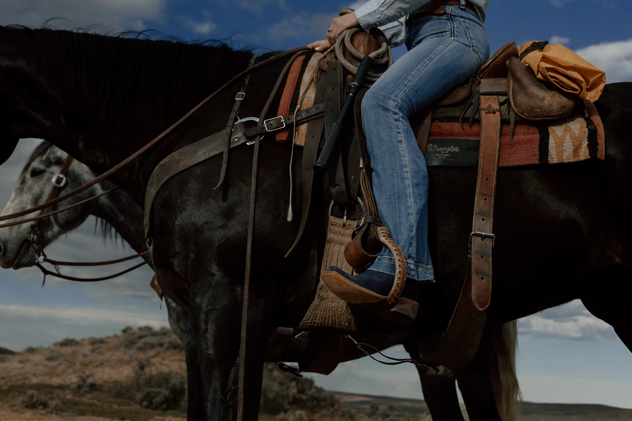 Siena 13" Western shown on model 