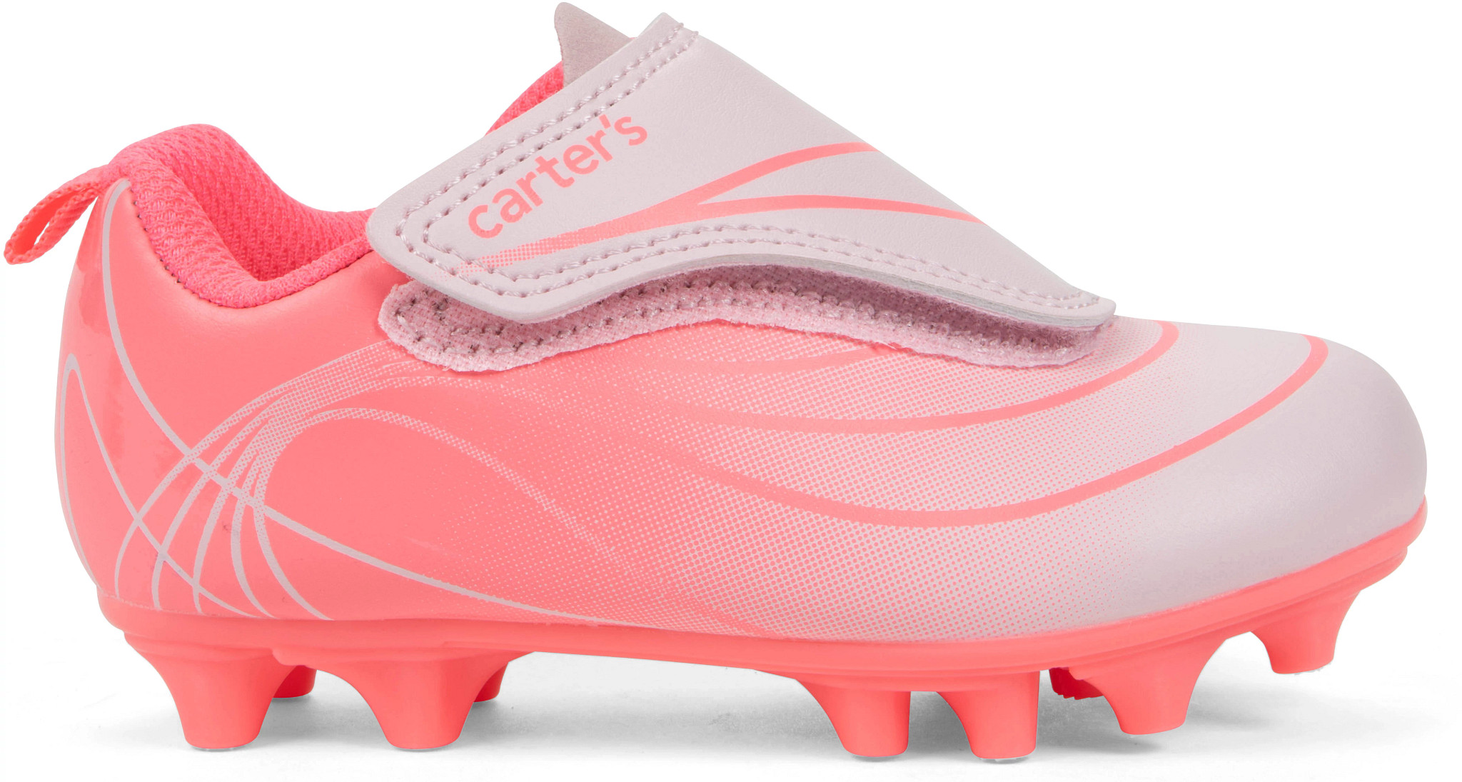 Toddler Girl's Carters Massey Soccer Cleat shown in Pink (Pink)