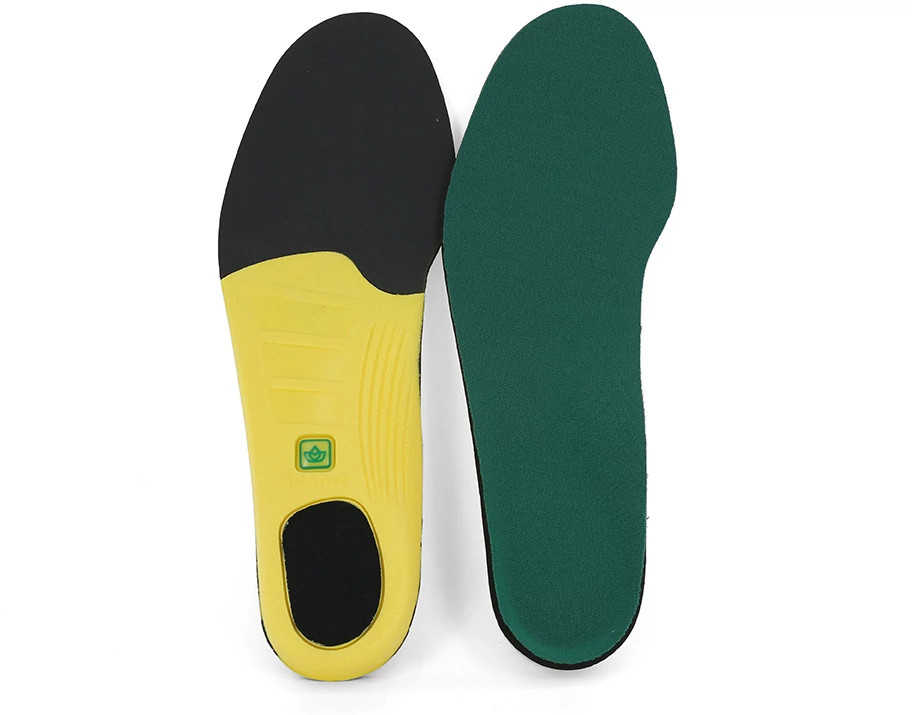 Unisex Spenco Polysorb Heavy Duty Insole shown in Multi (Green)