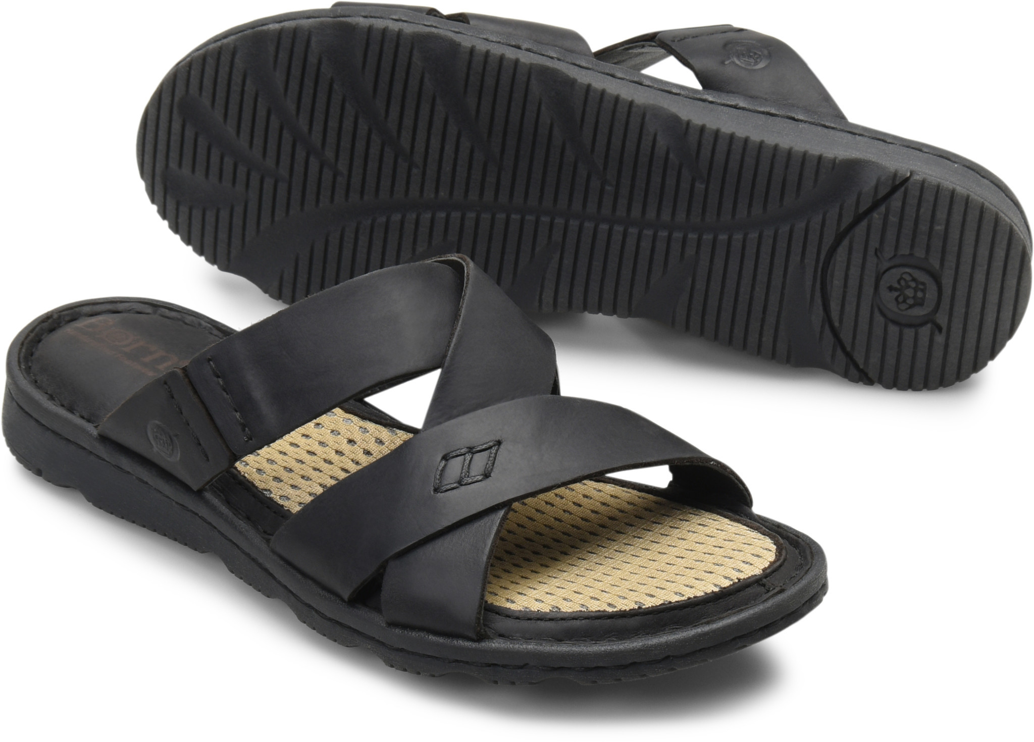 Born Hayka Women s Leather Slides