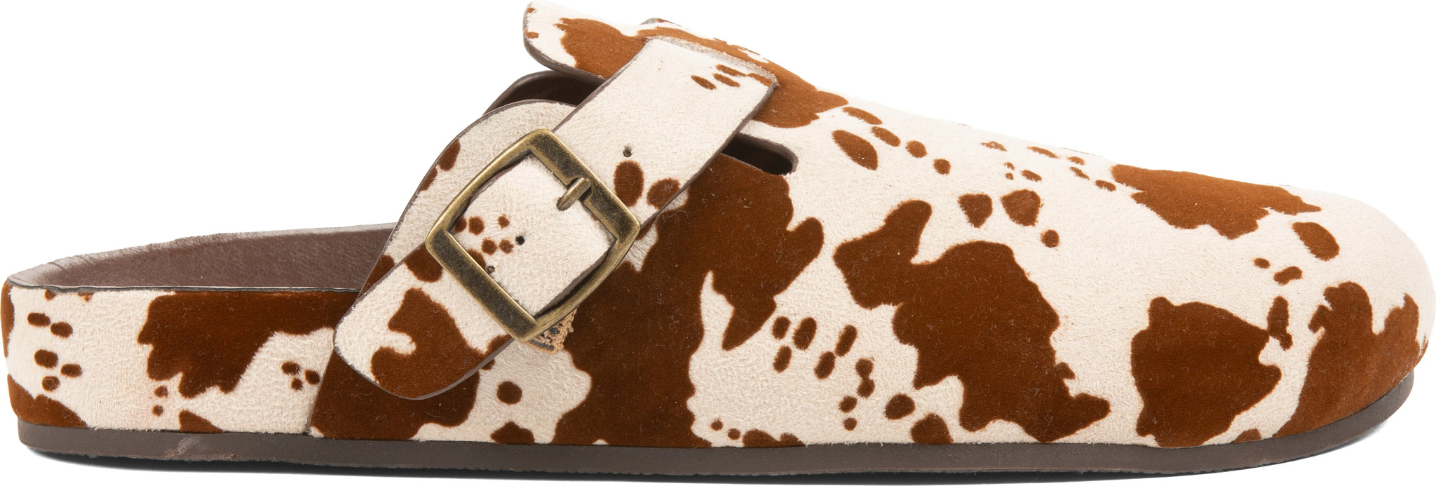 Women's Mia Gipsy shown in Brown Cow (Animal Print)