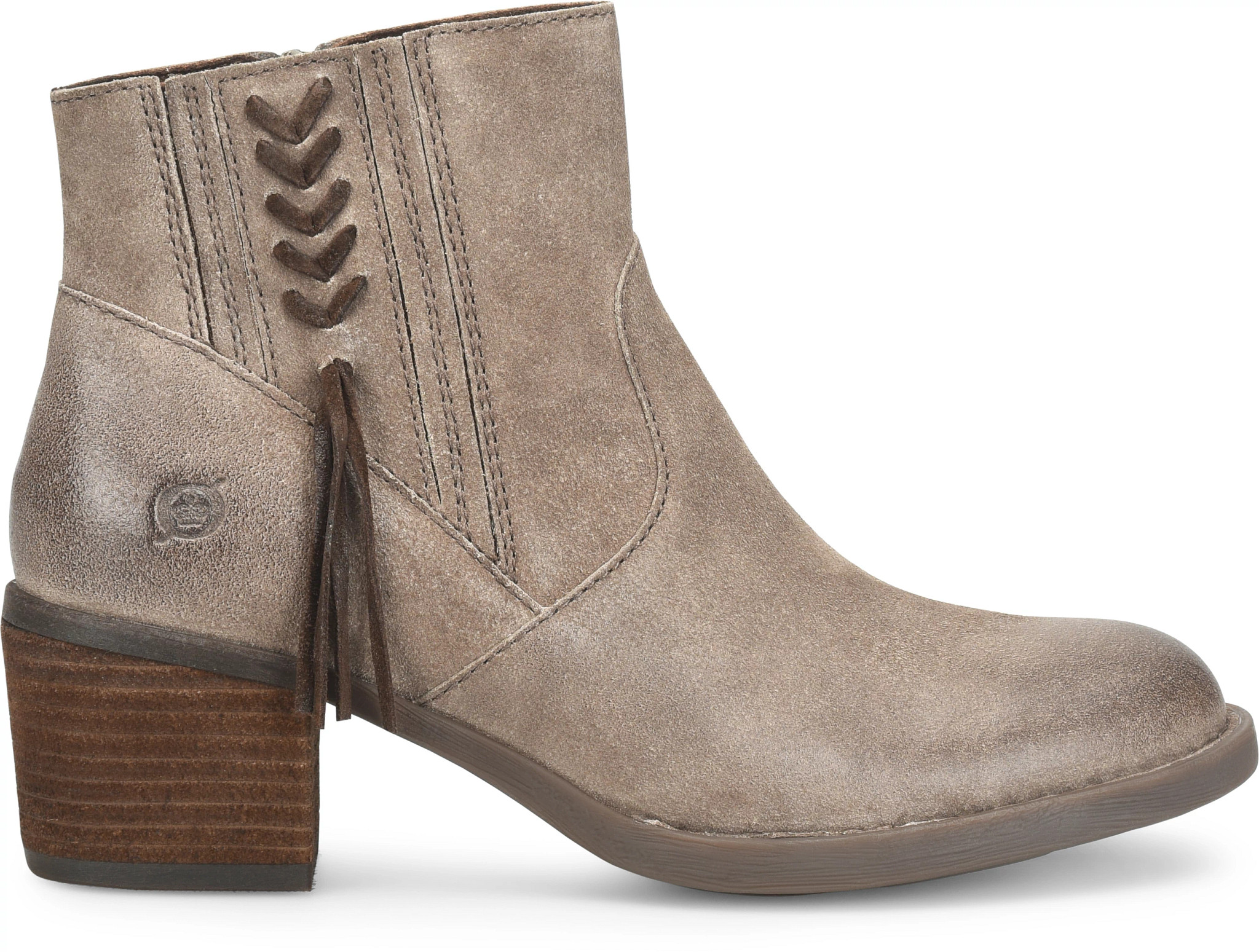Women's Born Shoes Rowan shown in Taupe Distressed (Tan)