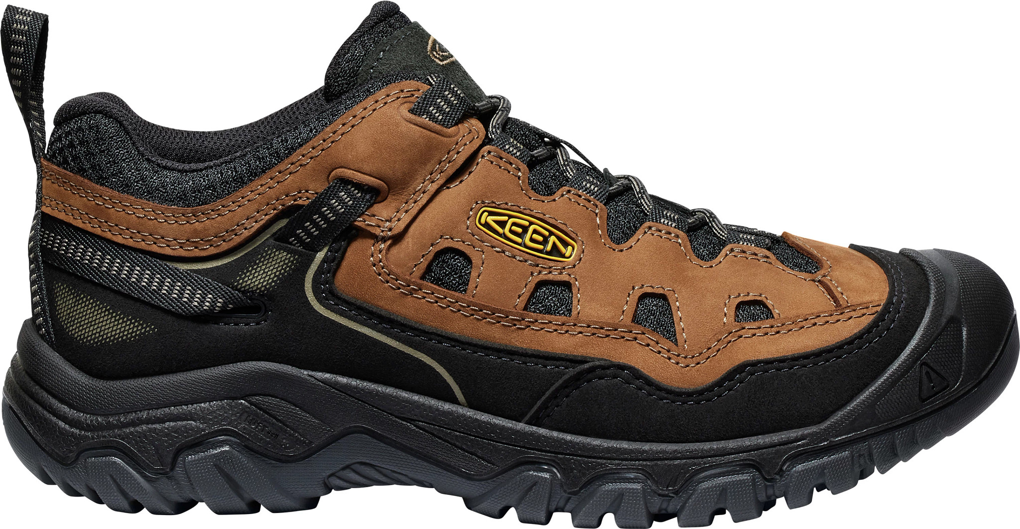 Men's Keen Targhee Iv Vent Trail shown in Bison Golden Yellow (Brown)