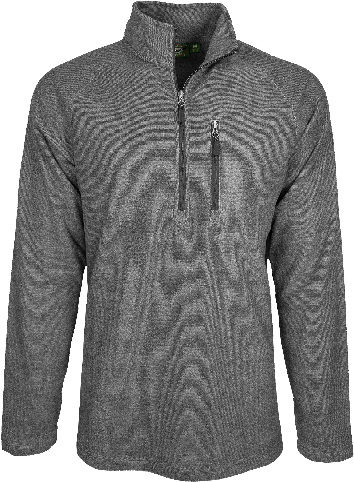Men's Pacific Teaze Newton Ottoman Fleece Half Zip Pullover shown in Graphite (Grey)