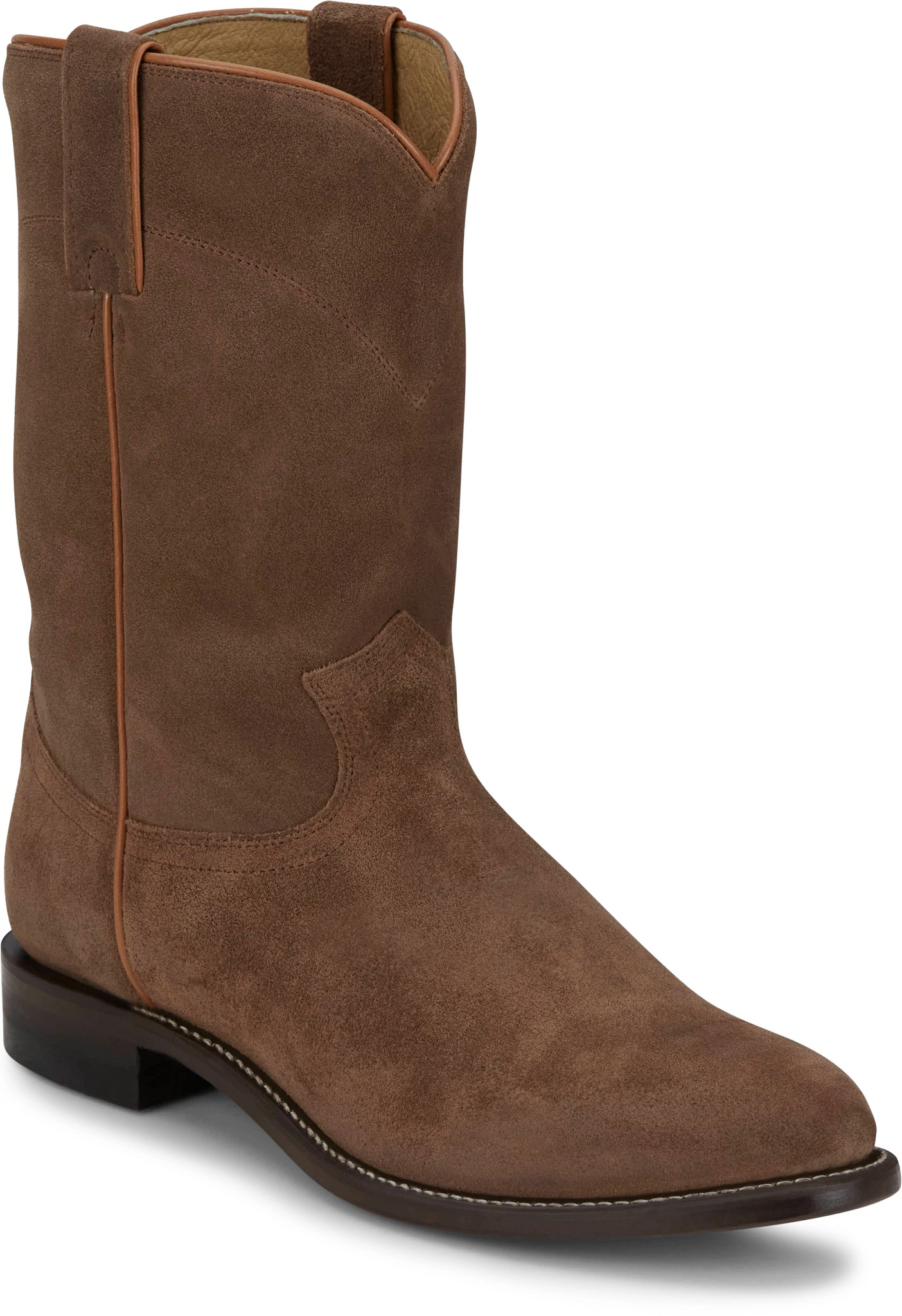 Wes 10" Suede Roper  shown in Butterscotch (Tan)