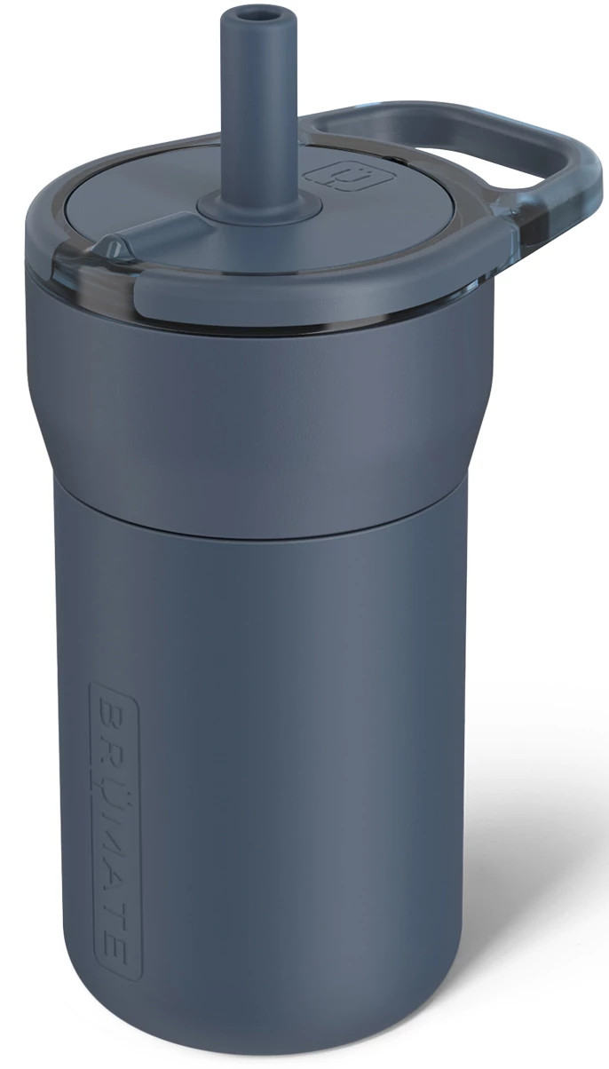 Unisex Brumate Leap 12oz Straw Tumbler shown in Nightfall Blue (Blue)