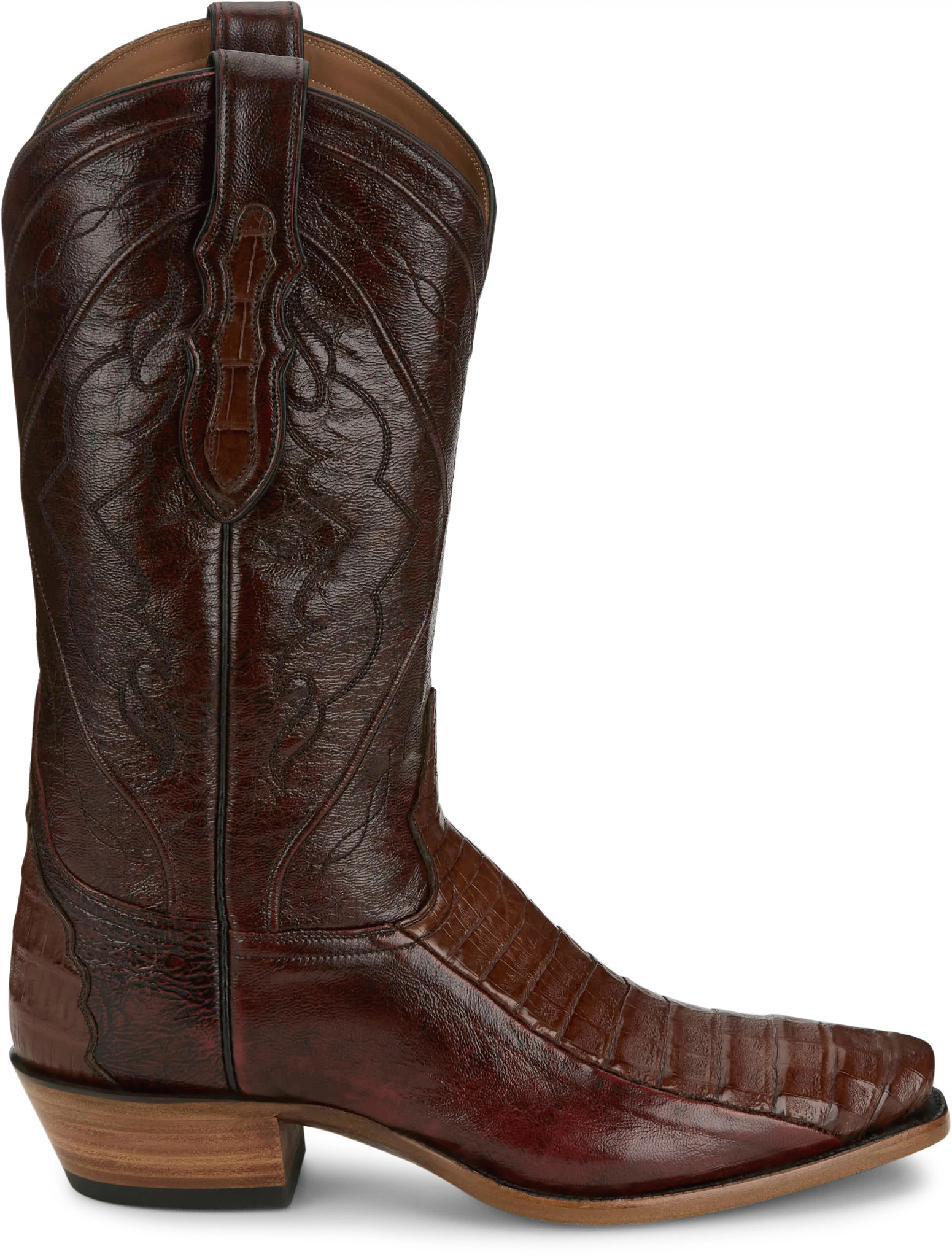 Tony★Lama US9.5 デッドストック　ブラウン Tony Lama Boots Men Size 9 D Blond Brown Leaather 15 Inch