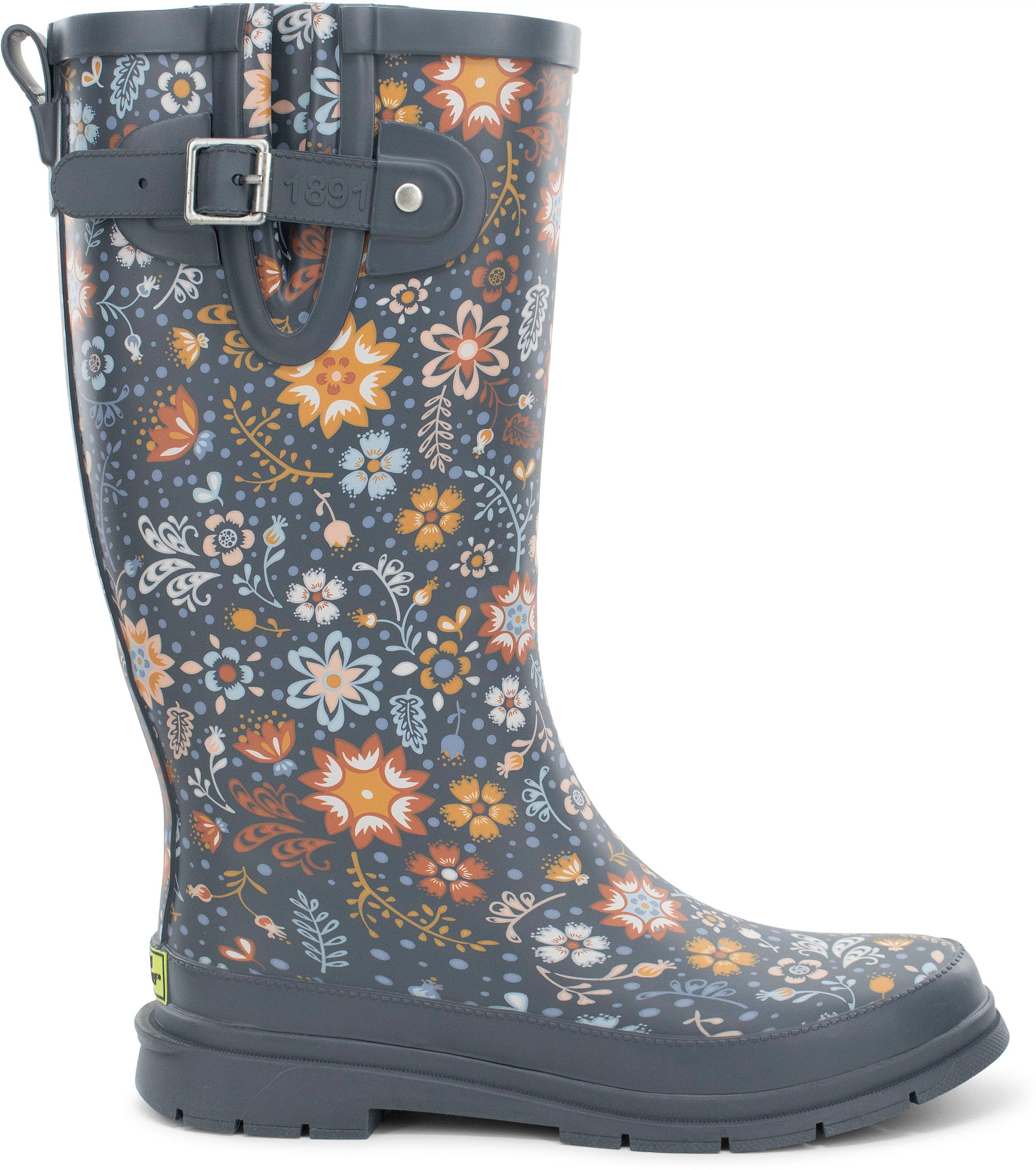 Bottes De Pluie Western Chief Femme Chelsea Noir/blanc Carreaux - Taille 9 étanche