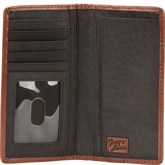 Ostrich Print Rodeo Wallet | Tony Lama