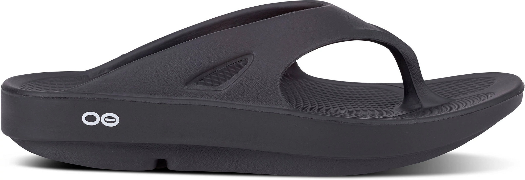Unisex Oofos Ooriginal Thong shown in Black (Black)