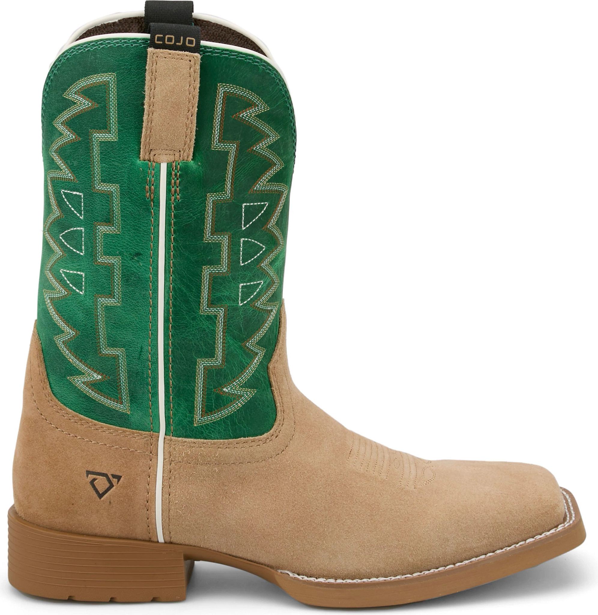 Men's Justin Boots Dear Rodeo shown in Tan (Green)