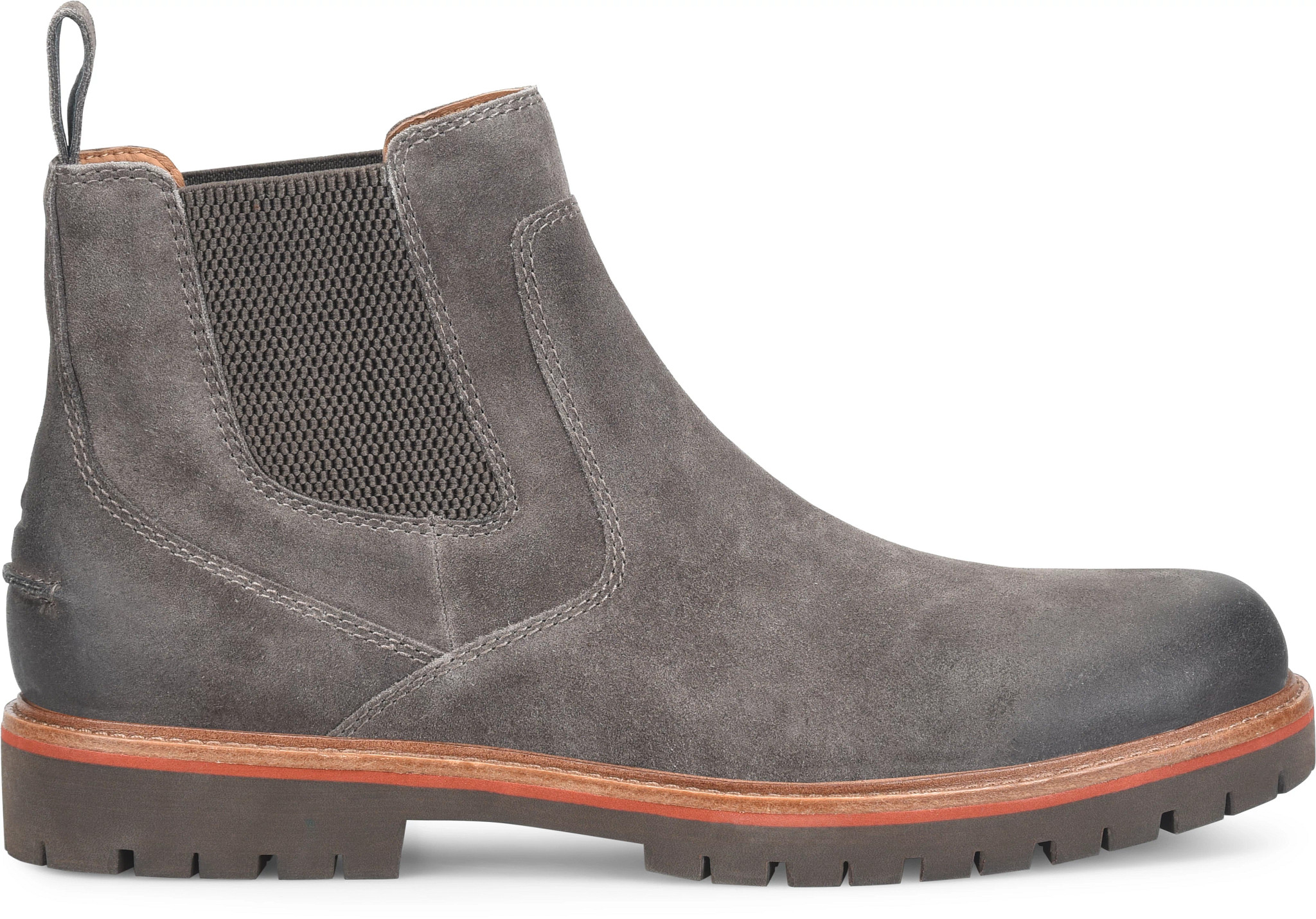 Rangley Waterproof Leather Chelsea Boots se muestra en la Taupe (Gris)