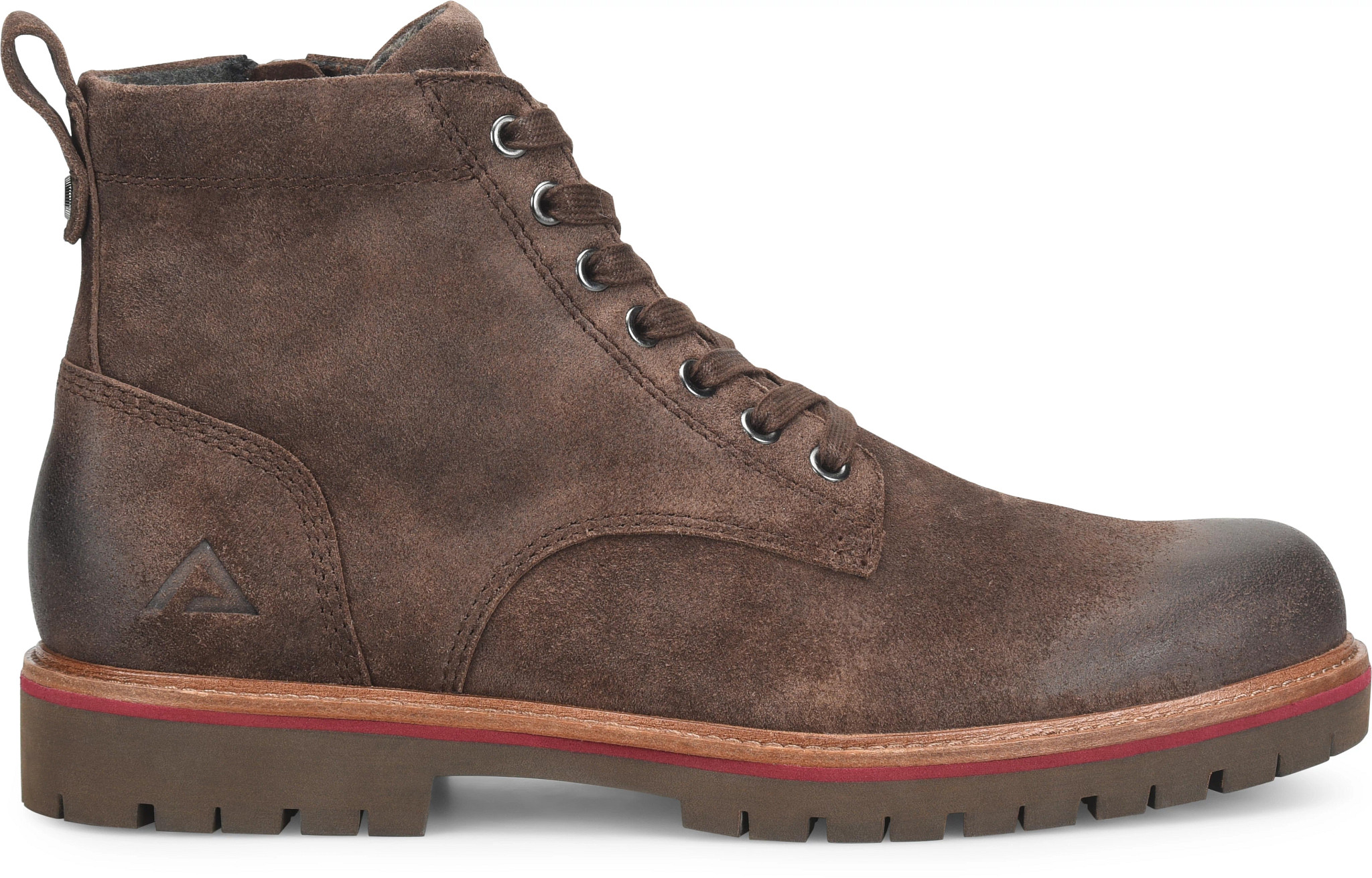Ryder Waterproof Leather Boots se muestra en la Dark Brown (Caf&eacute;)