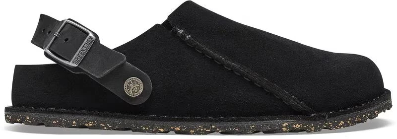 Women's Birkenstock Lutry Clog shown in Black (Black)