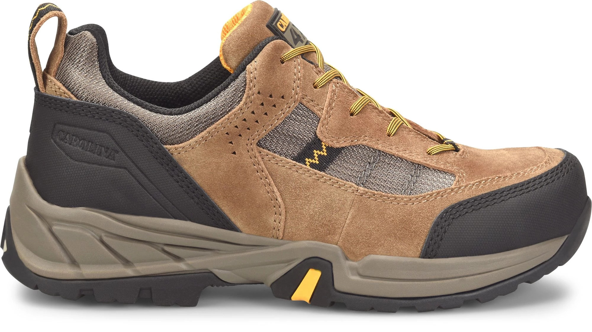 Men's Carolina Steel Toe Slip Resistant Eh Granite Trail shown in Tan (Tan)