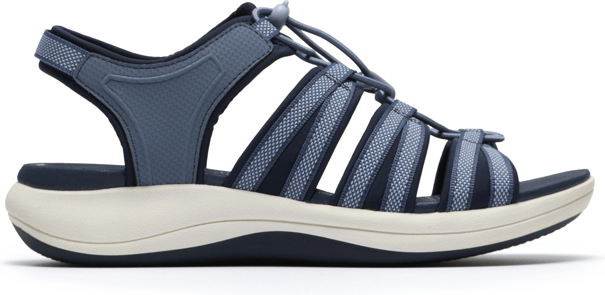 Women's Clarks Cloudsteppers Mira Mabel shown in Navy (Blue)