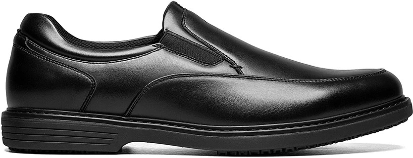 Nunn Bush Wade Work Moc Toe Slip On 12 Men s Black