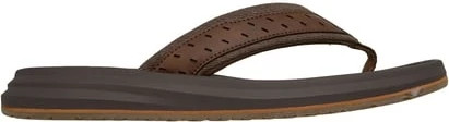 Men's Skechers Pargo Rafee Thong Sandal shown in Brown (Brown)