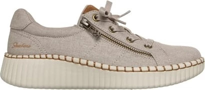 Women's Skechers Wilshire Blvd Knit Sail shown in Taupe (Brown)