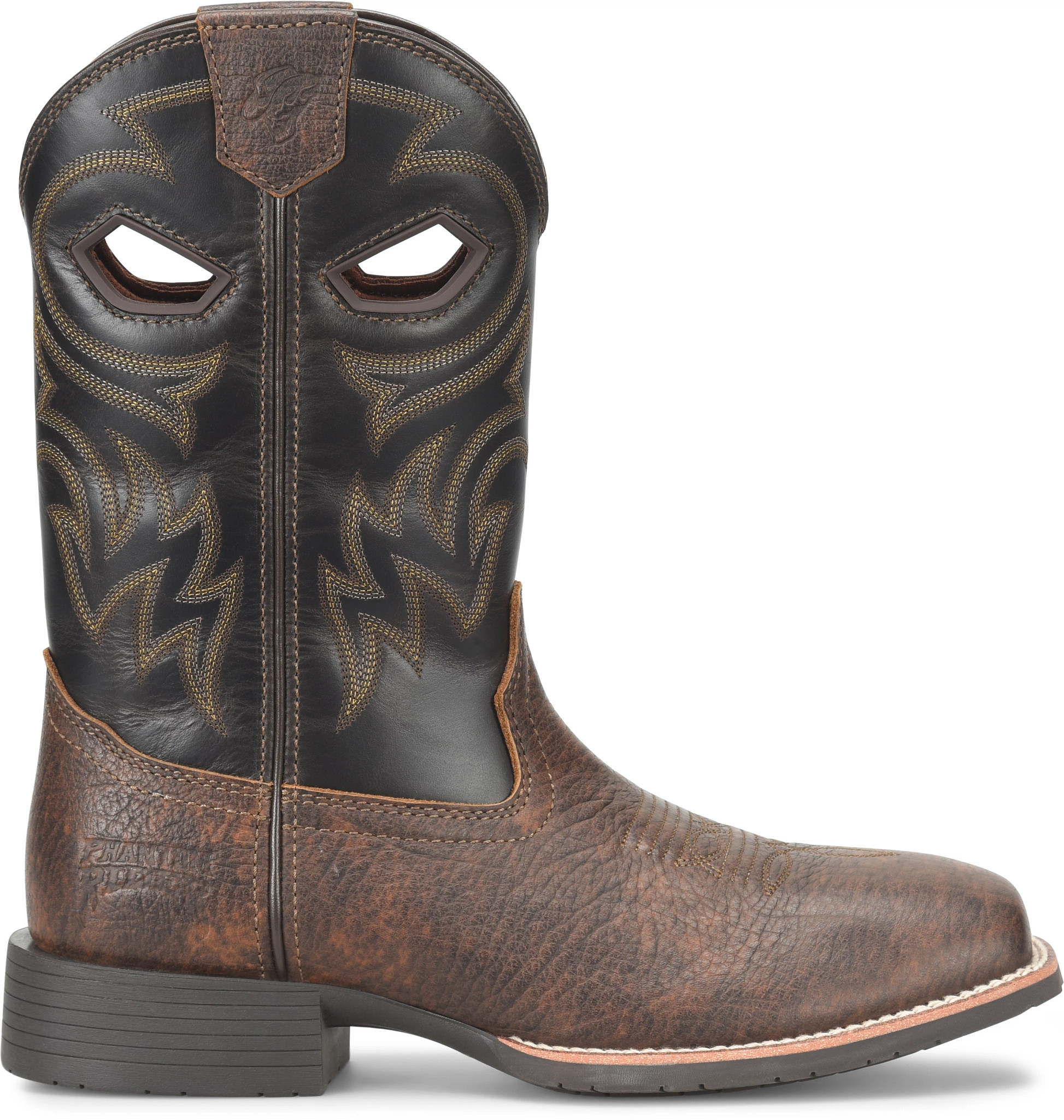 Men's Phantom Rider 11 Inch Civil Dusk Lazario shown in Brown/Black (Brown)