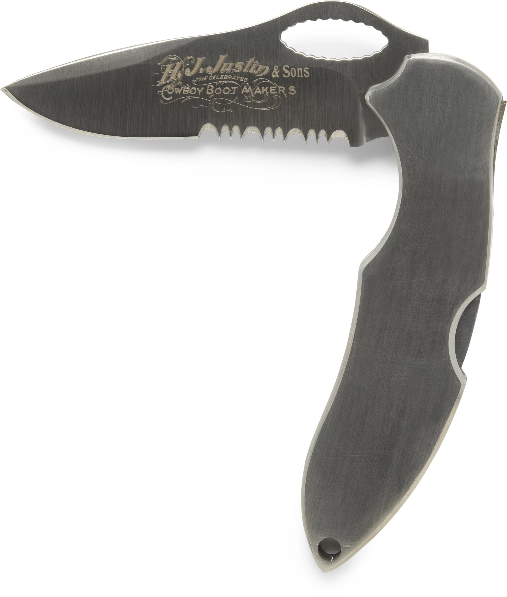 Roping Knife se muestra en la Silver (Gris)