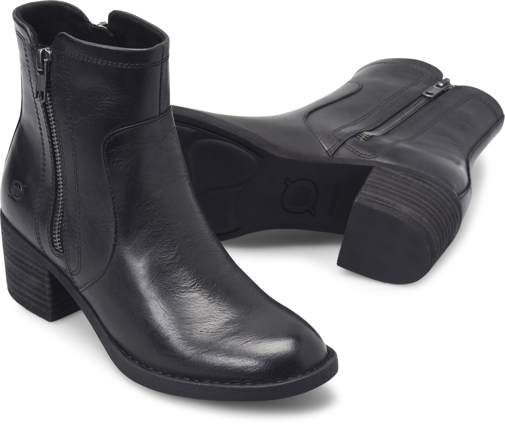 Born sylvia booties black best sale