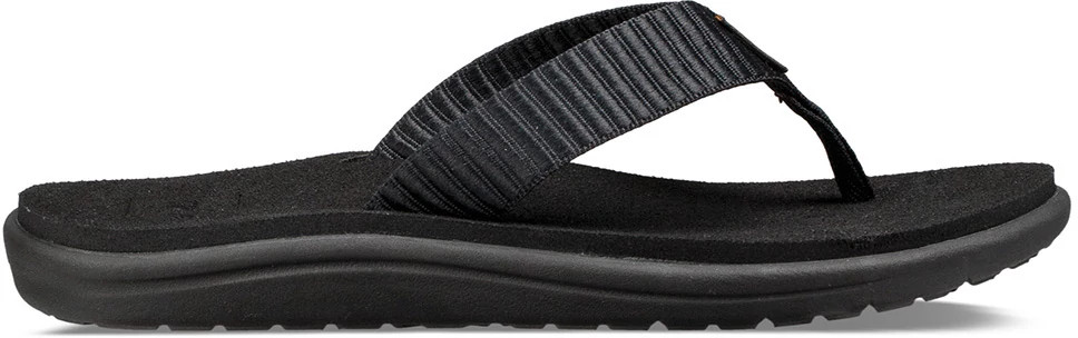 Women's Teva Voya Bar Street shown in Black (Black)