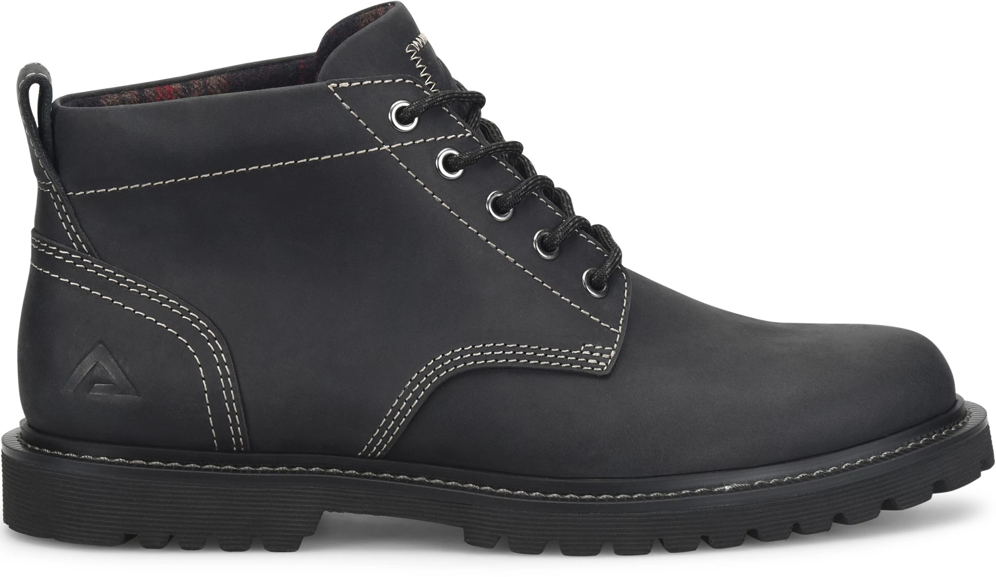 William Waterproof Leather 4 Inch Boots se muestra en la Black (Negro)
