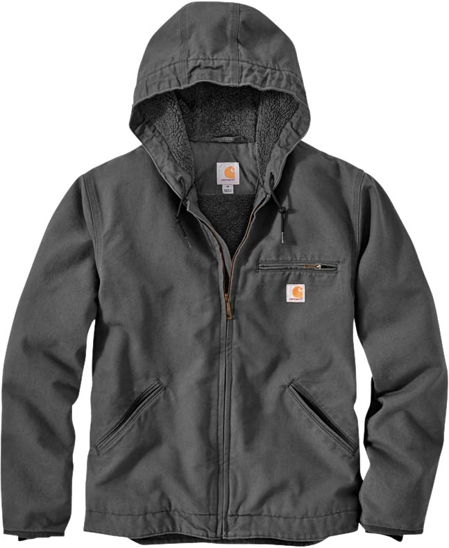 Carhartt＊グレー ジャケット Men's Sherpa-Lined Field Jacket - Loose Fit - Washed Duck - 2